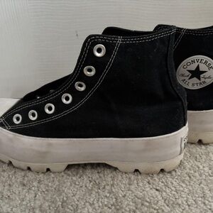 Converse Black Canvas High-Tops
